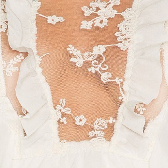 For Love & Lemons Rosebud Ruffle Mini Dress - Picture 3 of 3
